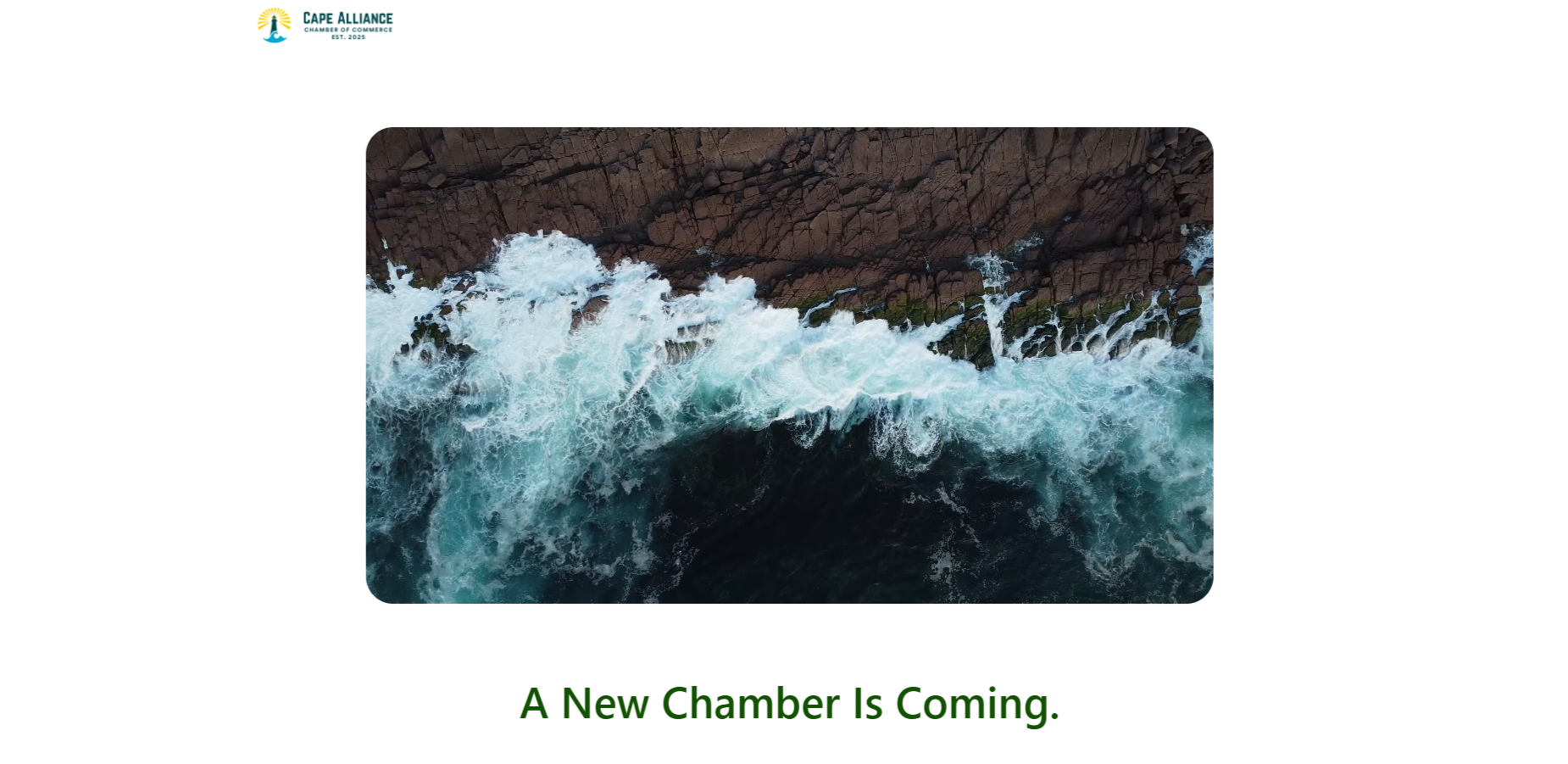 Homepage of the Cape Alliance Chamber of Commerce.